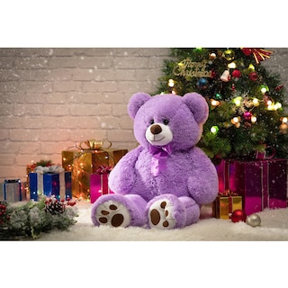 Foto 4 | Foto 4 | Oso De Peluche Gigante Hollyhome De 90 Cm, Color Morado - Venta Internacional.