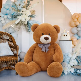 Foto 2 | Foto 2 | Oso De Peluche Mao Golan Giant De 180 Cm De Alto, Color Marrón Oscuro, De Peluche - Venta Internacional.