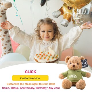 Foto 2 | Foto 2 | Peluche De San Valentín Personalizado Con Osito De Peluche, 30 Cm - Venta Internacional.