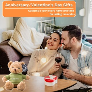 Foto 4 | Foto 4 | Peluche De San Valentín Personalizado Con Osito De Peluche, 30 Cm - Venta Internacional.