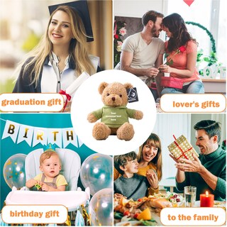 Foto 6 | Foto 6 | Peluche De San Valentín Personalizado Con Osito De Peluche, 30 Cm - Venta Internacional.