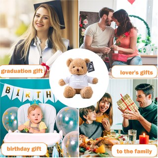 Foto 6 | Foto 6 | Peluche De San Valentín Personalizado Con Osito De Peluche, 30 Cm - Venta Internacional.