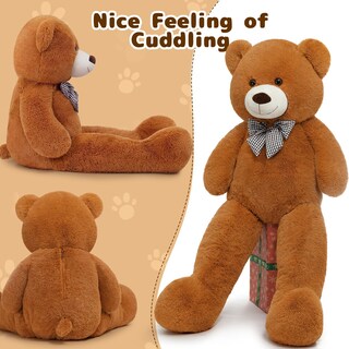 Foto 2 | Foto 2 | Oso De Peluche Mao Golan, Tamaño Grande, Marrón, 120 Cm - Venta Internacional.