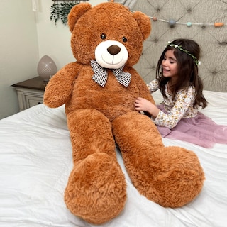 Foto 3 | Foto 3 | Oso De Peluche Mao Golan, Tamaño Grande, Marrón, 120 Cm - Venta Internacional.