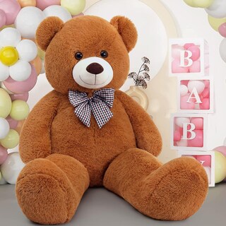 Foto 5 | Foto 5 | Oso De Peluche Mao Golan, Tamaño Grande, Marrón, 120 Cm - Venta Internacional.