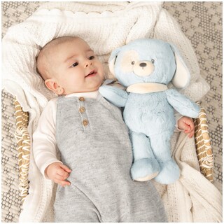 Foto 7 | Foto 7 | Peluche De Peluche Gund Baby, Cachorro Sostenible De 33 Cm, Color Azul/crema - Venta Internacional.