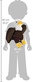 Foto 3 | Foto 3 | Peluche Wild Republic Con Forma De Águila Calva, 30 Cm, Para Niños - Venta Internacional.