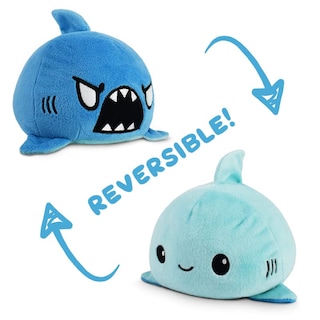 Foto 3 | Foto 3 | Peluche Teeturtle The Original, Reversible, Azul Tiburón, 9 Cm - Venta Internacional.