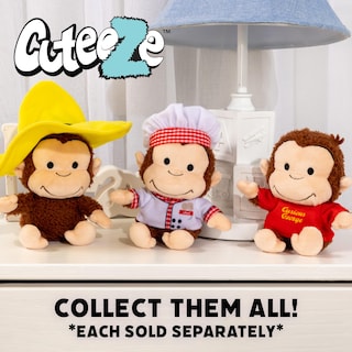 Foto 5 | Foto 5 | Peluche De Peluche Curious George Cuteeze Monkey, 18 Cm, Para Niños - Venta Internacional.