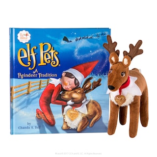 Foto 3 | Foto 3 | Elfo De Juguete Elf On The Shelf Mascotas Reno Con Libro De Cuentos Y Amuleto - Venta Internacional.