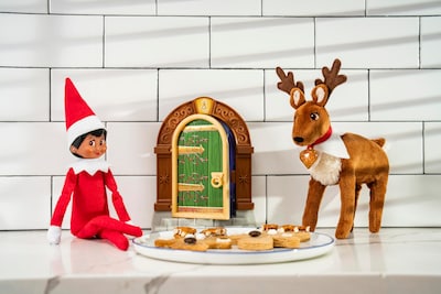 Foto 5 | Foto 5 | Elfo De Juguete Elf On The Shelf Mascotas Reno Con Libro De Cuentos Y Amuleto - Venta Internacional.