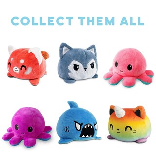 Foto 6 | Foto 6 | Plushie Teeturtle, El Pulpo Original Reversible Con Ojos Estrellados - Venta Internacional.