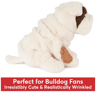 Foto 6 | Foto 6 | Tostada De Peluche Con Forma De Cachorro De Bulldog Gund Para Niños De 1 Año O Más, Color Marrón Y Blanco - Venta Internacional.