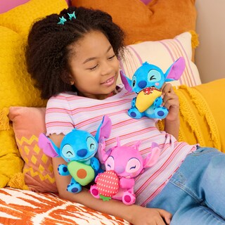 Foto 5 | Foto 5 | Peluche De Peluche Just Play Stitch Disney De 18 Cm Con Taco - Venta Internacional.