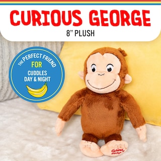 Foto 2 | Foto 2 | Peluche De Peluche Kids Preferred Curious George, 20 Cm - Venta Internacional.