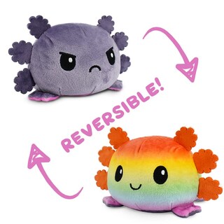 Foto 3 | Foto 3 | Plushie Teeturtle The Original Reversible Axolotl Grey + Rainbow - Venta Internacional.