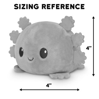 Foto 4 | Foto 4 | Plushie Teeturtle The Original Reversible Axolotl Grey + Rainbow - Venta Internacional.
