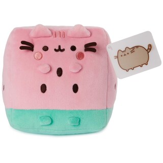 Foto 7 | Foto 7 | Peluche Gund Pusheen Watermelon Para Niños Mayores De 8 Años, Color Rosa Y Verde - Venta Internacional.