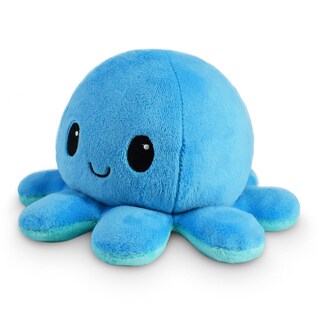 Foto 2 | Foto 2 | Peluche Teeturtle Reversible Octopus Happy Blue + Sad Light Blue - Venta Internacional.