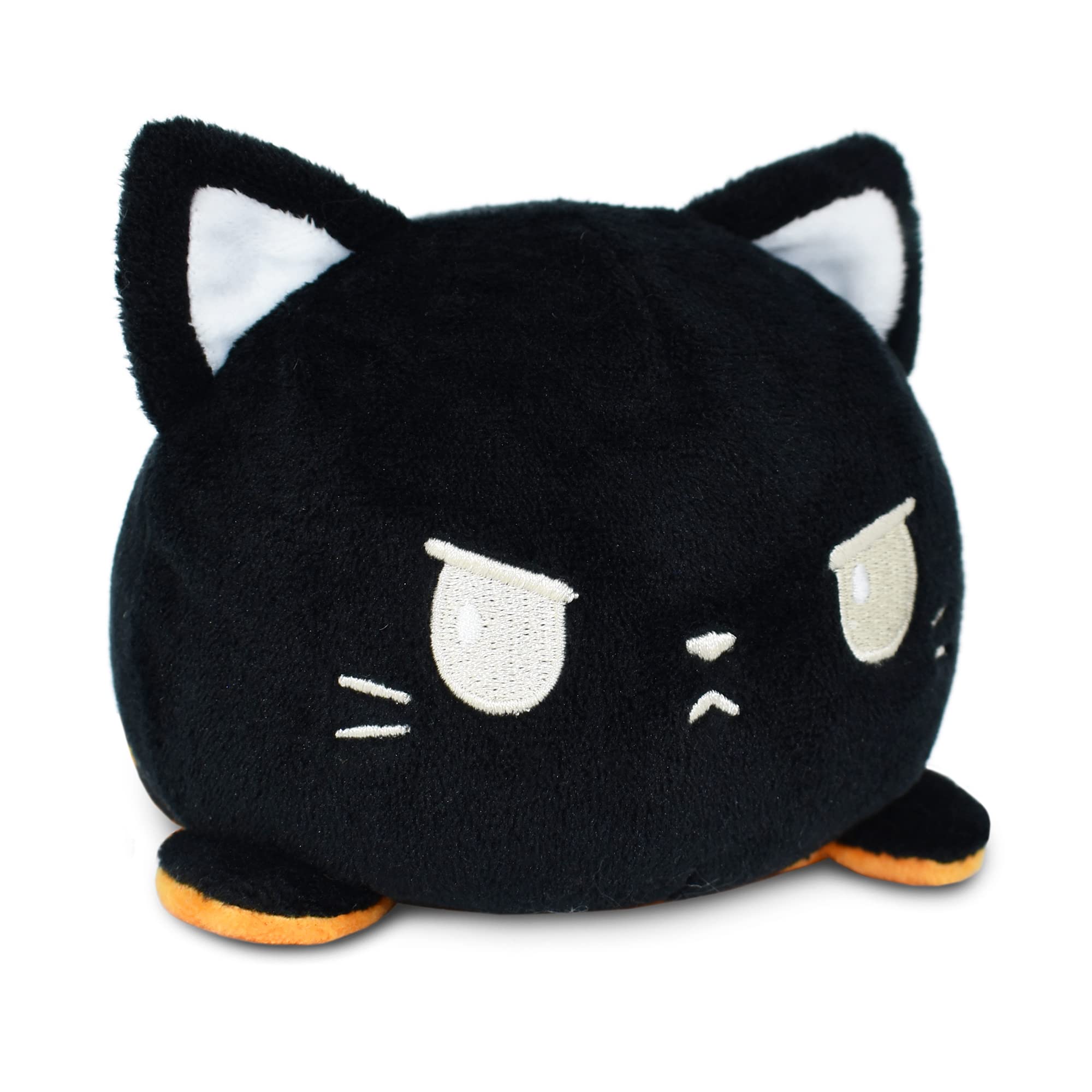 Plushie Teeturtle, El Gato Reversible Original, Calabaza Negra