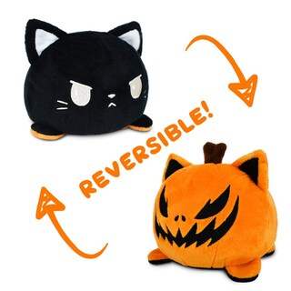 Foto 3 | Foto 3 | Plushie Teeturtle, El Gato Reversible Original, Calabaza Negra - Venta Internacional.