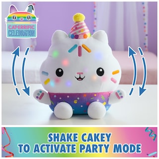 Foto 2 | Foto 2 | Peluche Gabby's Dollhouse Celebrations Cakey Cat, 25 Cm, 3 O Más - Venta Internacional.