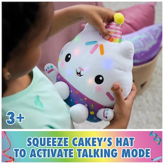 Foto 3 | Foto 3 | Peluche Gabby's Dollhouse Celebrations Cakey Cat, 25 Cm, 3 O Más - Venta Internacional.