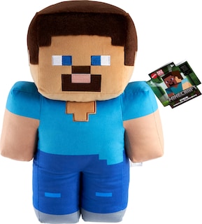 Foto 1 | Foto 1 | Figura De Peluche Mattel Minecraft Steve De 40 Cm Con Juego Auténtico - Venta Internacional.