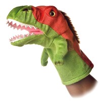 Muñeco De Peluche Aurora Velociraptor, 25 Cm, Color Verde - Venta Internacional.