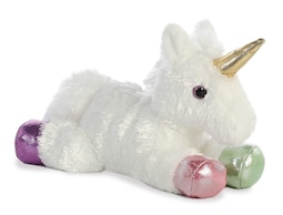 Animal De Peluche Aurora, Adorable Miniflopsie Prisma, Unicornio - Venta Internacional.