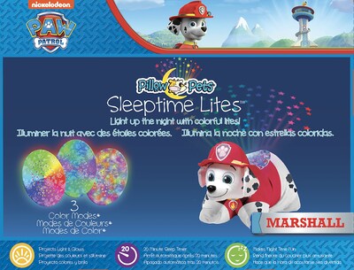 Foto 7 | Foto 7 | Almohada De Peluche Para Mascotas Paw Patrol Marshall, 28 Cm, Con Luz Nocturna - Venta Internacional.