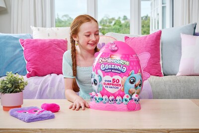 Foto 5 | Foto 5 | Peluche Rainbocorns Eggzania Fairy Mania Rhino Zuru Girls - Venta Internacional.