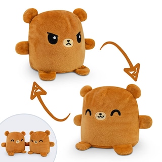 Foto 1 | Foto 1 | Peluches Magnéticos Reversibles Teeturtle De Plushmates, Diseño De Oso Pardo - Venta Internacional.