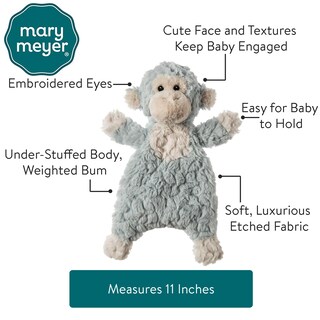 Foto 3 | Foto 3 | Peluche Mary Meyer Putty Nursery Lovey Seafoam Monkey 28 Cm - Venta Internacional.