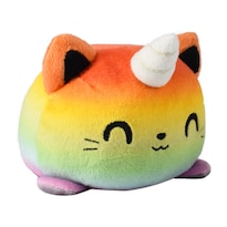 Peluche Teeturtle The Original Reversible Cat Rainbow Kittencorn + Gray Tabby - Venta Internacional.