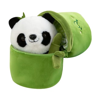 Foto 1 | Foto 1 | Simpático Muñeco Panda Y Almohada De Felpa De Bambú 35 Cm Verde Oso Polar