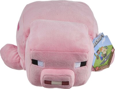 Foto 6 | Foto 6 | Peluche Mattel Minecraft Con Forma De Cerdo De Peluche, 30 Cm, Coleccionable - Venta Internacional.