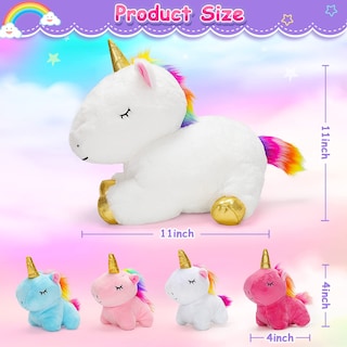 Foto 5 | Foto 5 | Mamá Unicornio De Peluche Con 4 Unicornios Bebés Para Niñas Mayores De 3 Años - Venta Internacional.