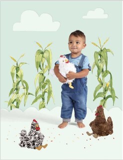 Foto 4 | Foto 4 | Juguete De Peluche Manhattan Henley Chicken, 9 Cm - Venta Internacional.