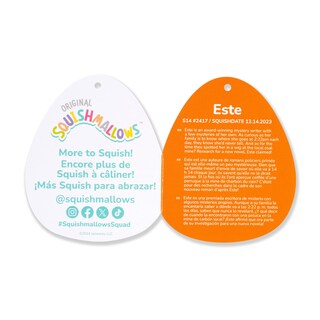 Foto 3 | Foto 3 | Peluche Squishmallows Original Este Muted Blue Bate De 35 Cm - Venta Internacional.