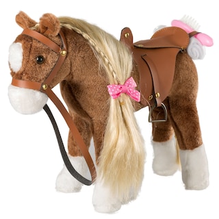 Foto 1 | Foto 1 | Peluche Hollyhome Pretty Con Forma De Caballo De Peluche, 28 Cm, Color Marrón - Venta Internacional.
