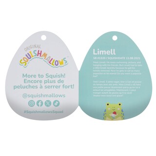 Foto 3 | Foto 3 | Push Squishmallows Original Limell Frog, 20 Cm, Con Helado - Venta Internacional.