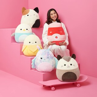 Foto 4 | Foto 4 | Peluche Squishmallows Original Fatima Peach Frog 13 Cm - Venta Internacional.