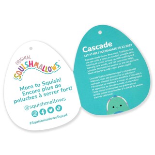 Foto 3 | Foto 3 | Peluche Squishmallows Original Cascade Teal Turtle 30 Cm - Venta Internacional.