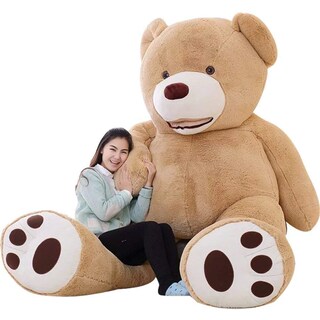 Foto 1 | Foto 1 | Peluche Gigante Ikasa Con Forma De Oso De Peluche, 198 Cm, Color Marrón - Venta Internacional.