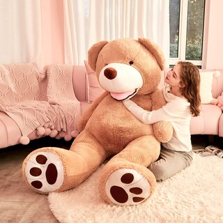 Foto 3 | Foto 3 | Peluche Gigante Ikasa Con Forma De Oso De Peluche, 198 Cm, Color Marrón - Venta Internacional.