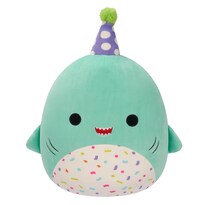 Peluche Squishmallows Original Sharon Teal Shark 30 Cm - Venta Internacional.
