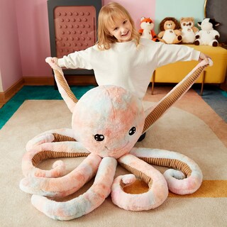 Foto 3 | Foto 3 | Peluche Ikasa Con Forma De Pulpo Gigante, 30 Cm, Para Niños - Venta Internacional.