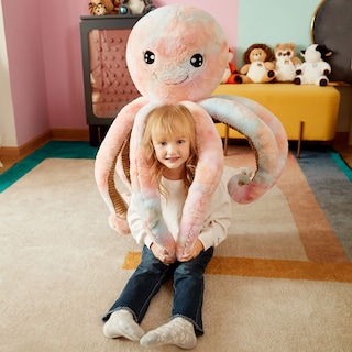 Foto 6 | Foto 6 | Peluche Ikasa Con Forma De Pulpo Gigante, 30 Cm, Para Niños - Venta Internacional.