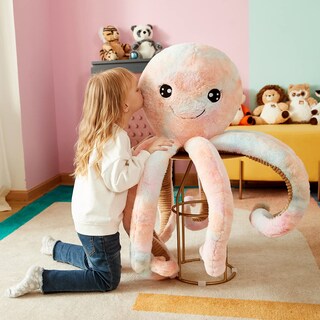 Foto 7 | Foto 7 | Peluche Ikasa Con Forma De Pulpo Gigante, 30 Cm, Para Niños - Venta Internacional.